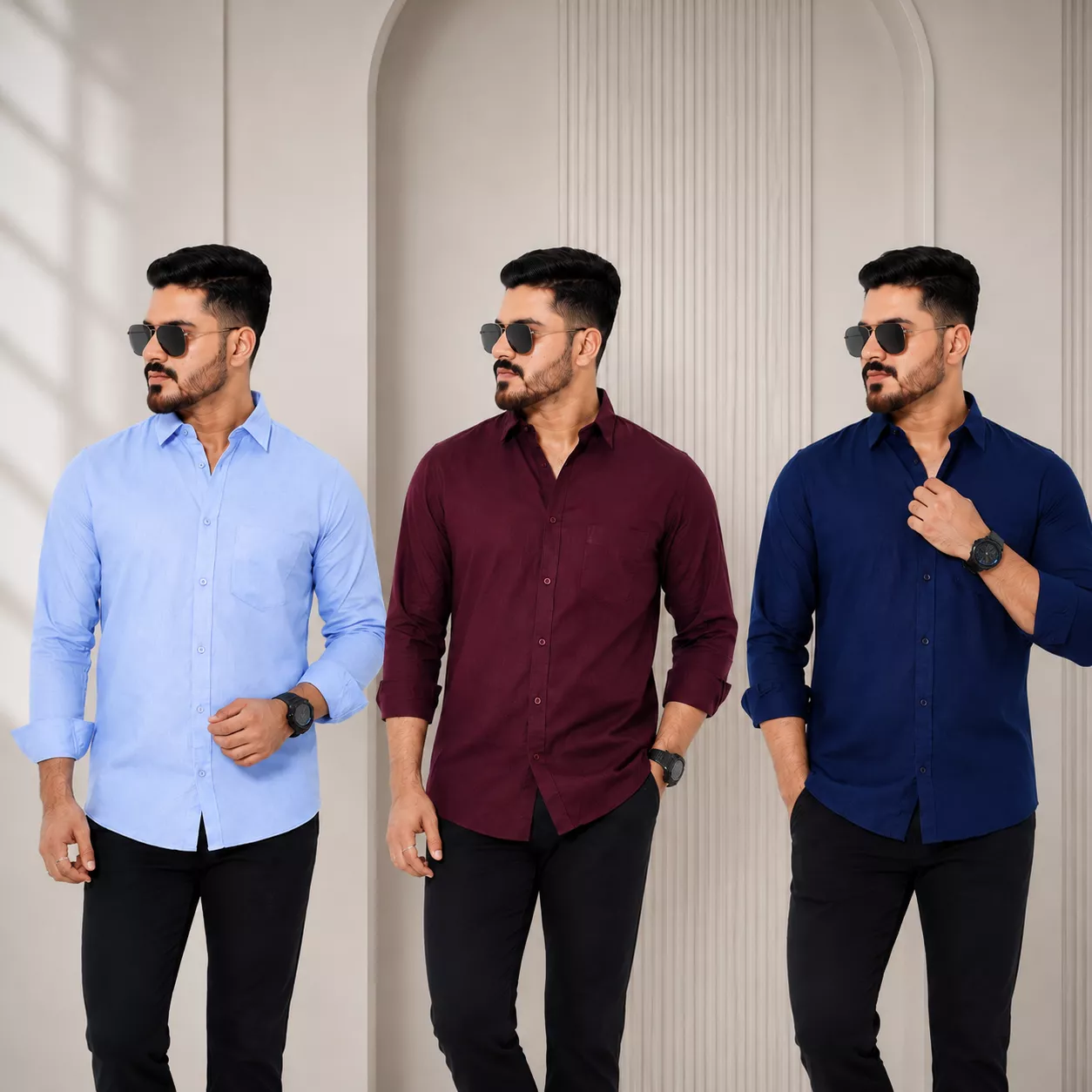 3 Pis Shirt Combo